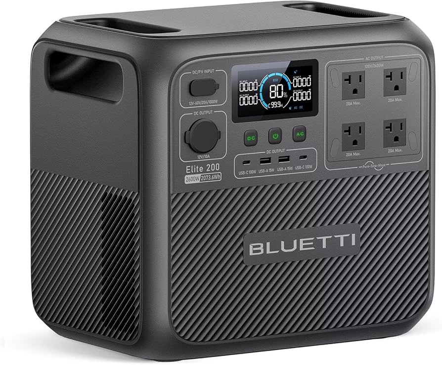 Bluetti Elite 200 V2 2600W Portable Power Station